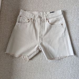 Levi's cutoff shorts W28 Sand color. Vintage reworked